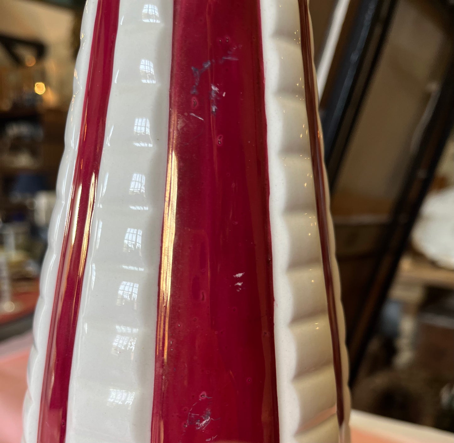 H J WOOD stripe Vase * exclusively online
