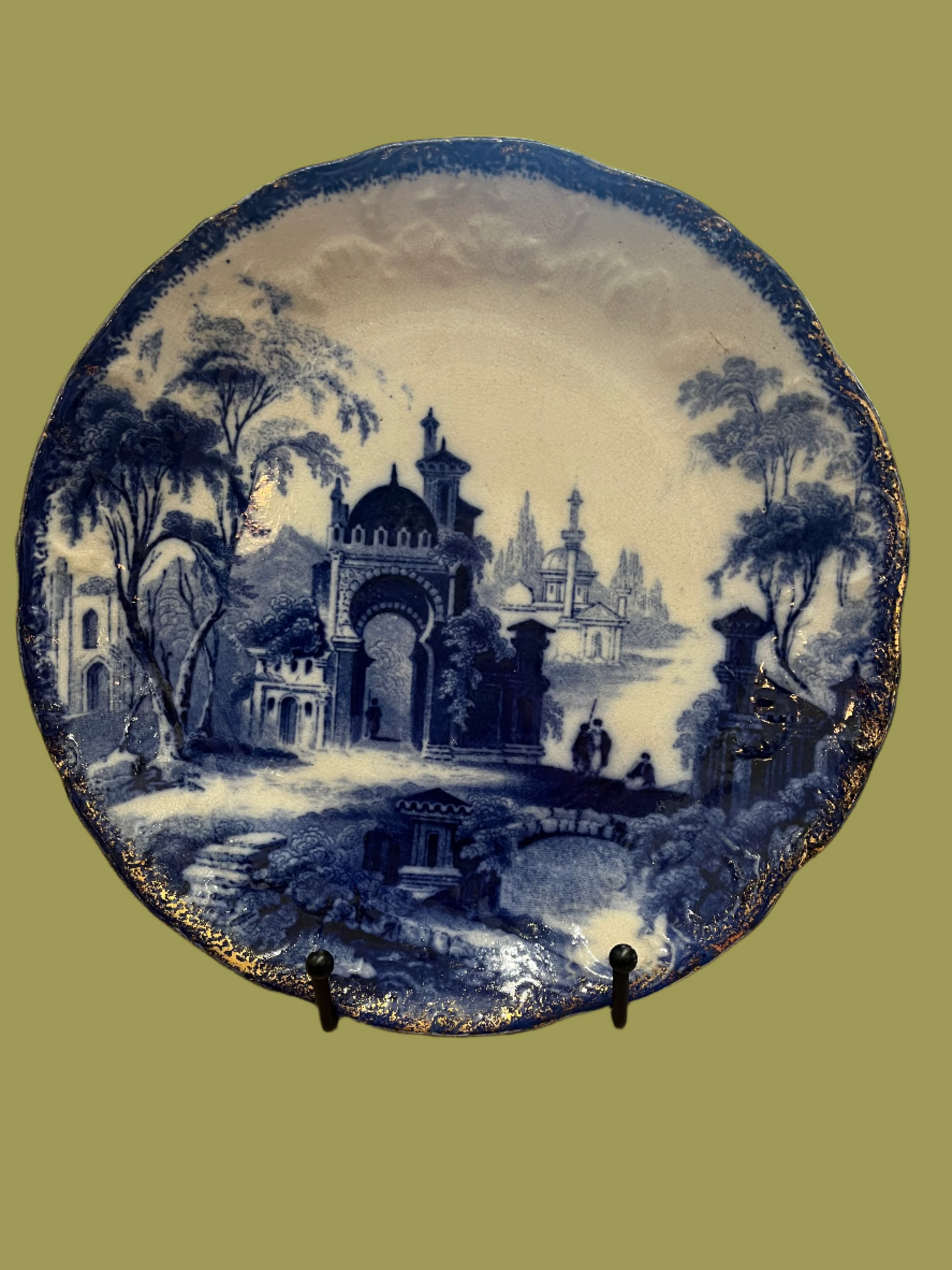 Flo Blue Antique Grand Tour Plate