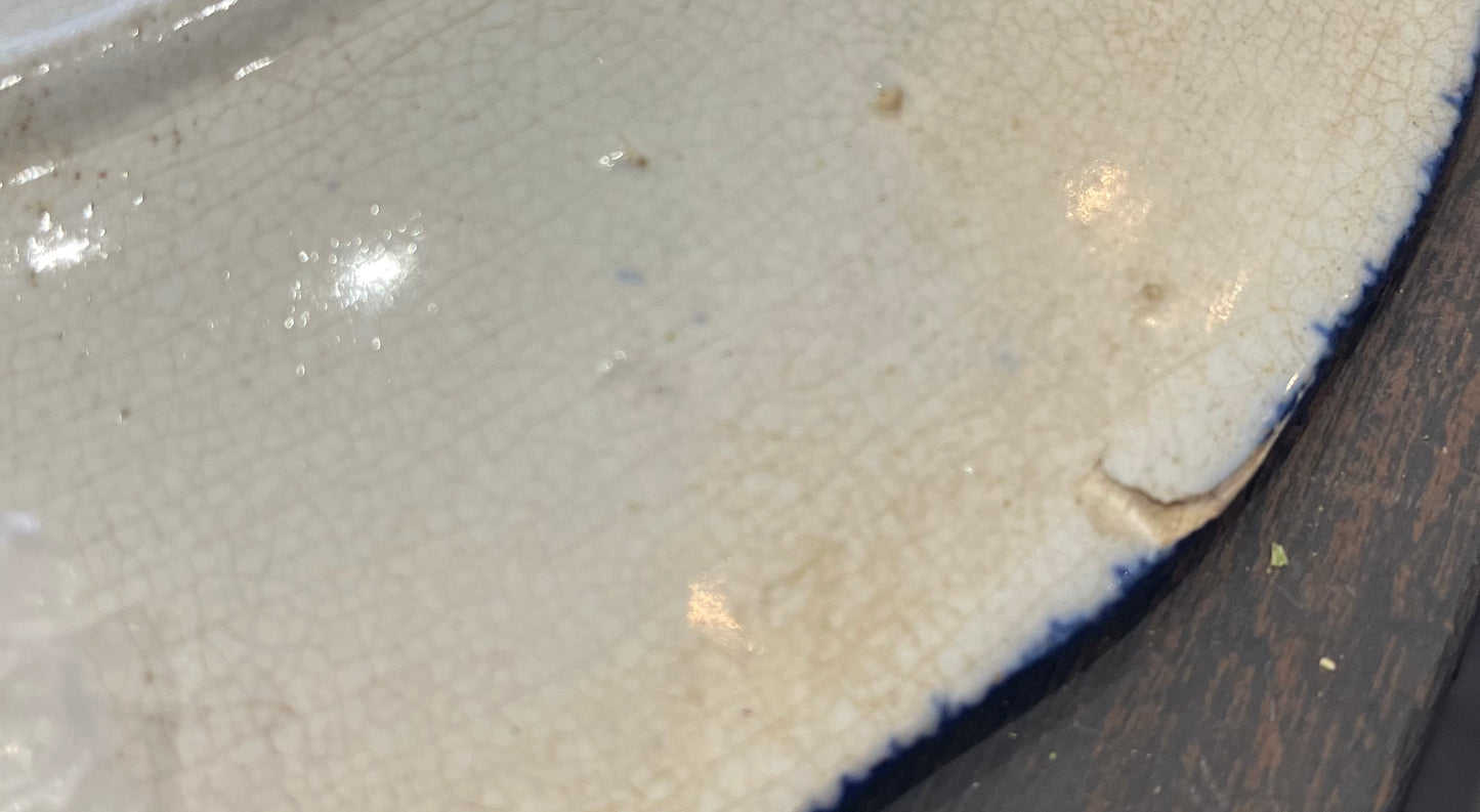 Flo Blue Antique Grand Tour Plate