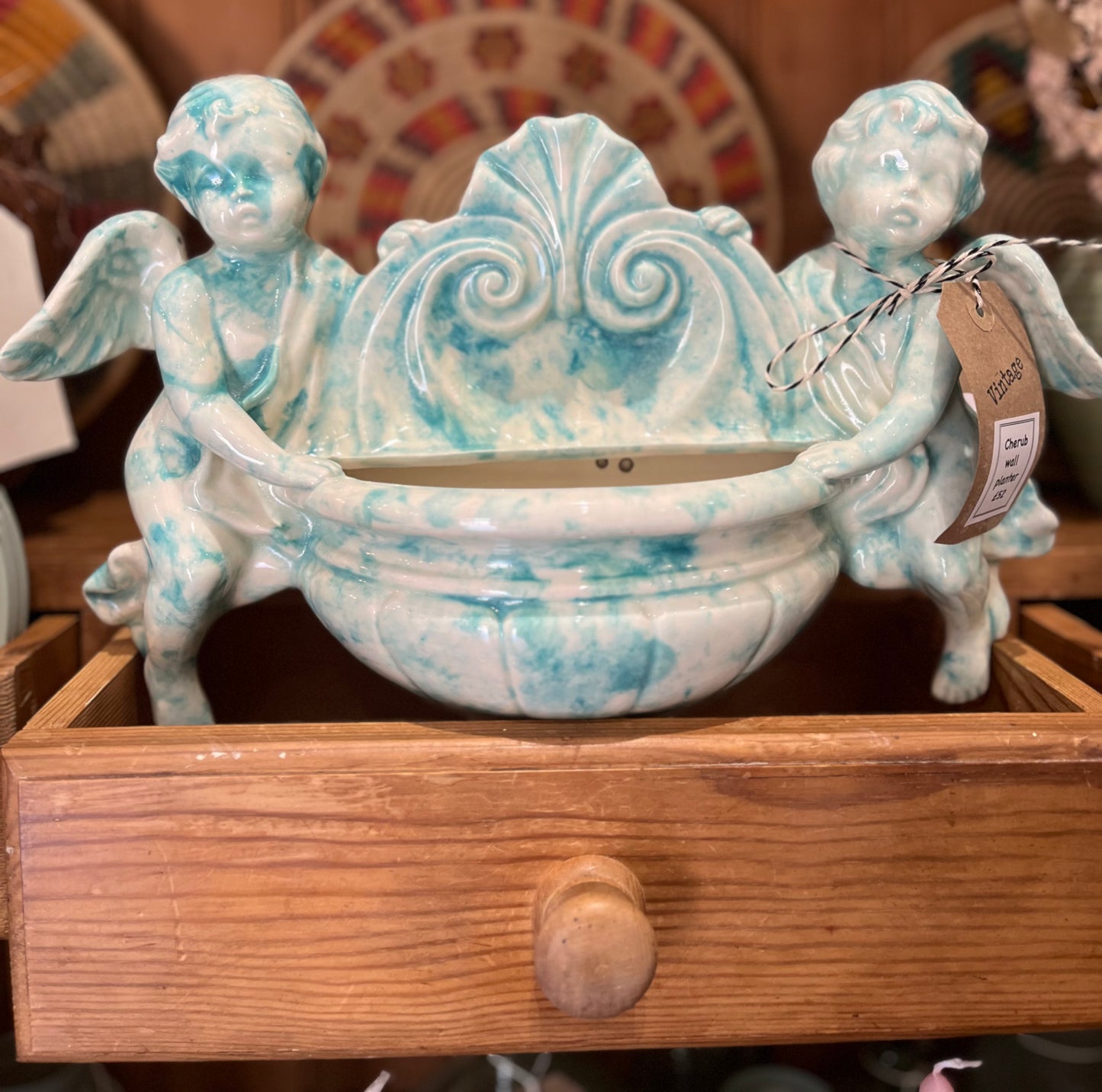 Cherub Wall Planter