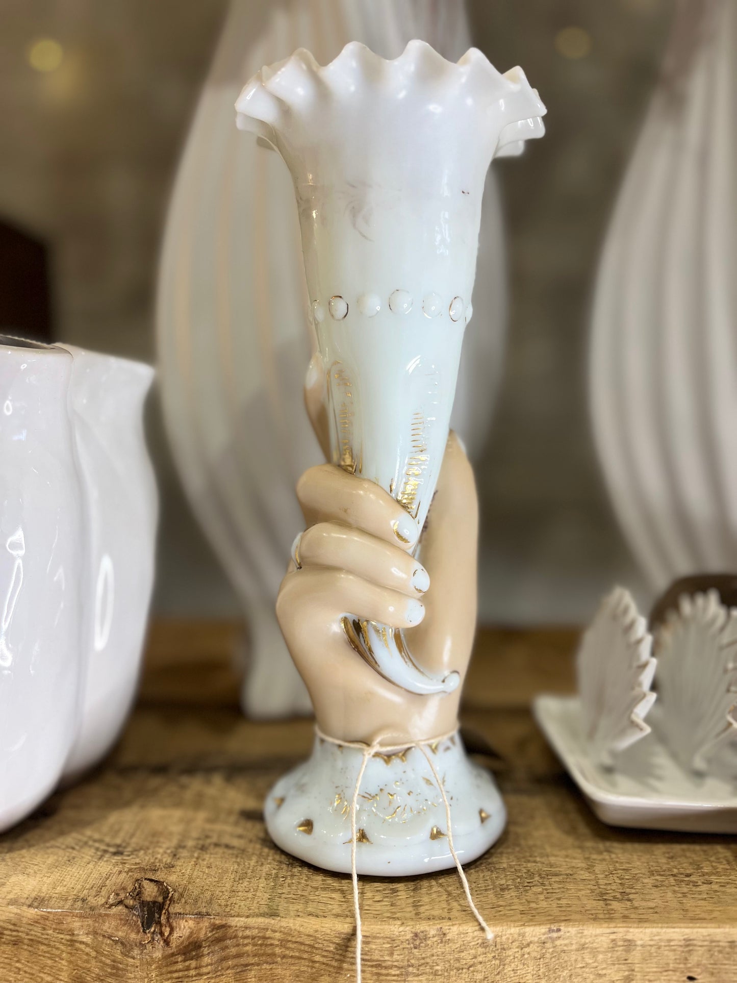 Mid 19th Century Wedding Day Vase