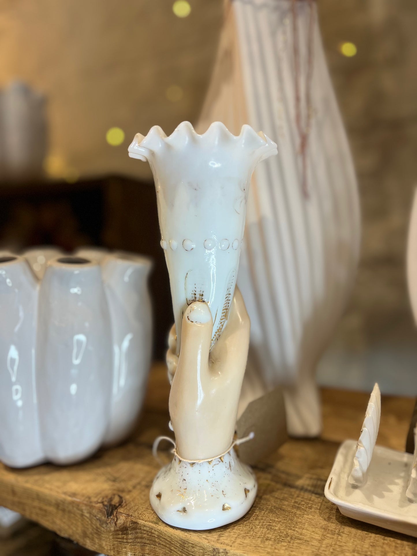 Mid 19th Century Wedding Day Vase