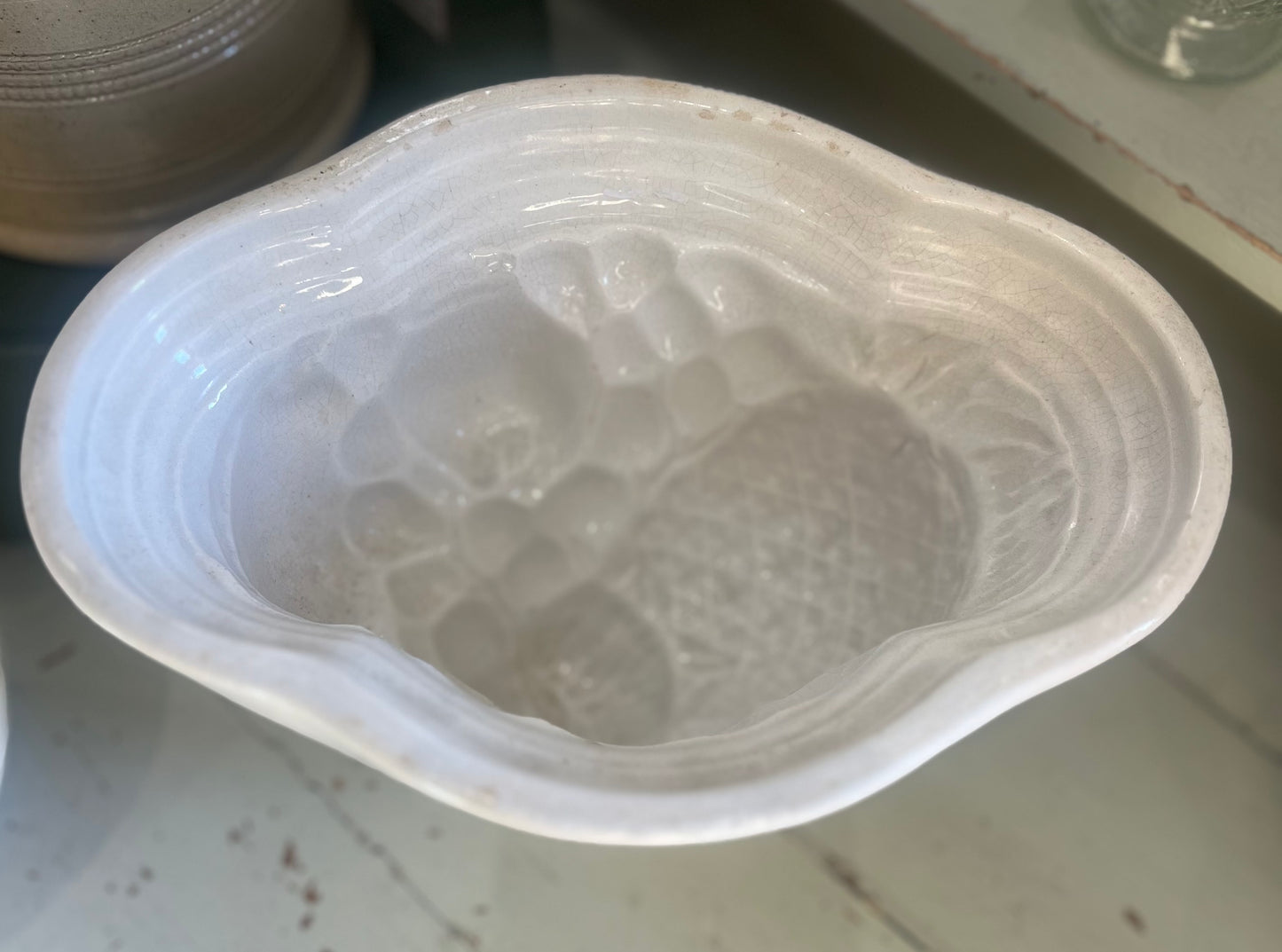 Victorian Creamware Jelly Mould