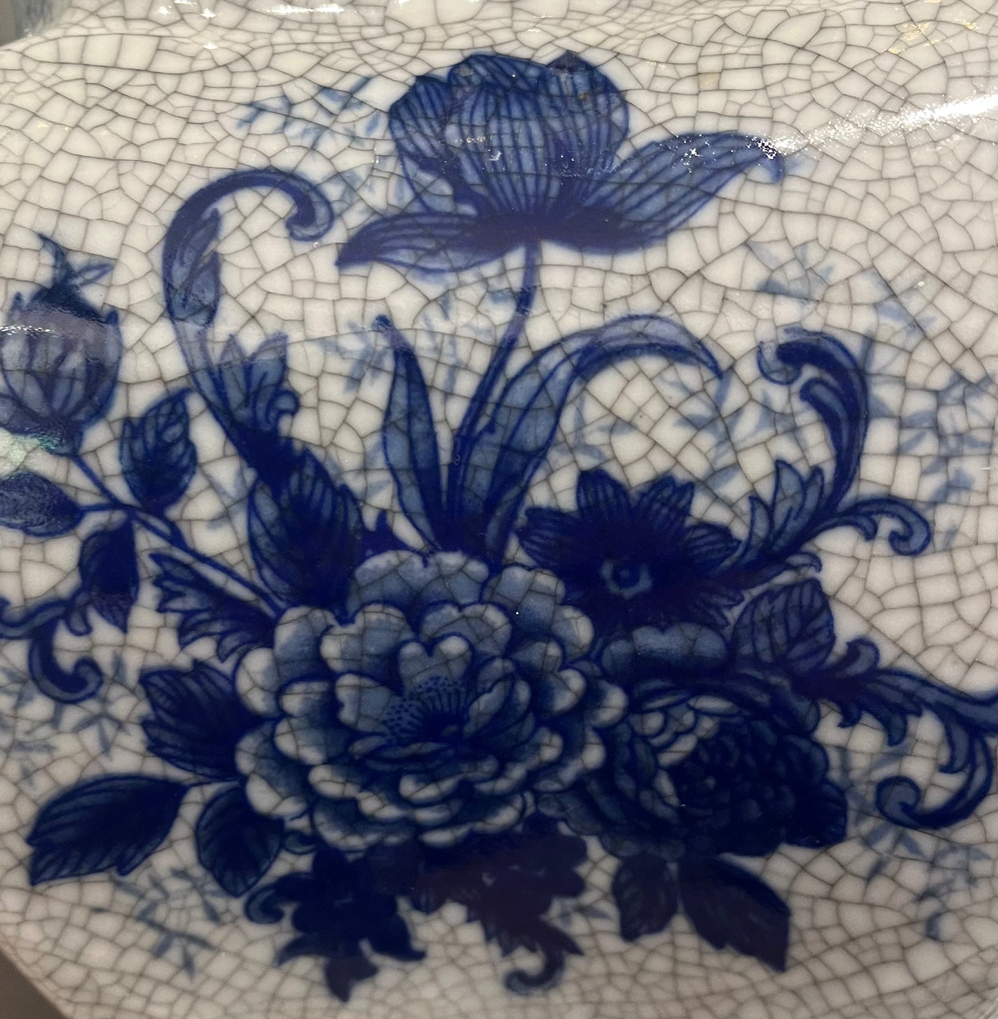 Blue Tulip Teapot