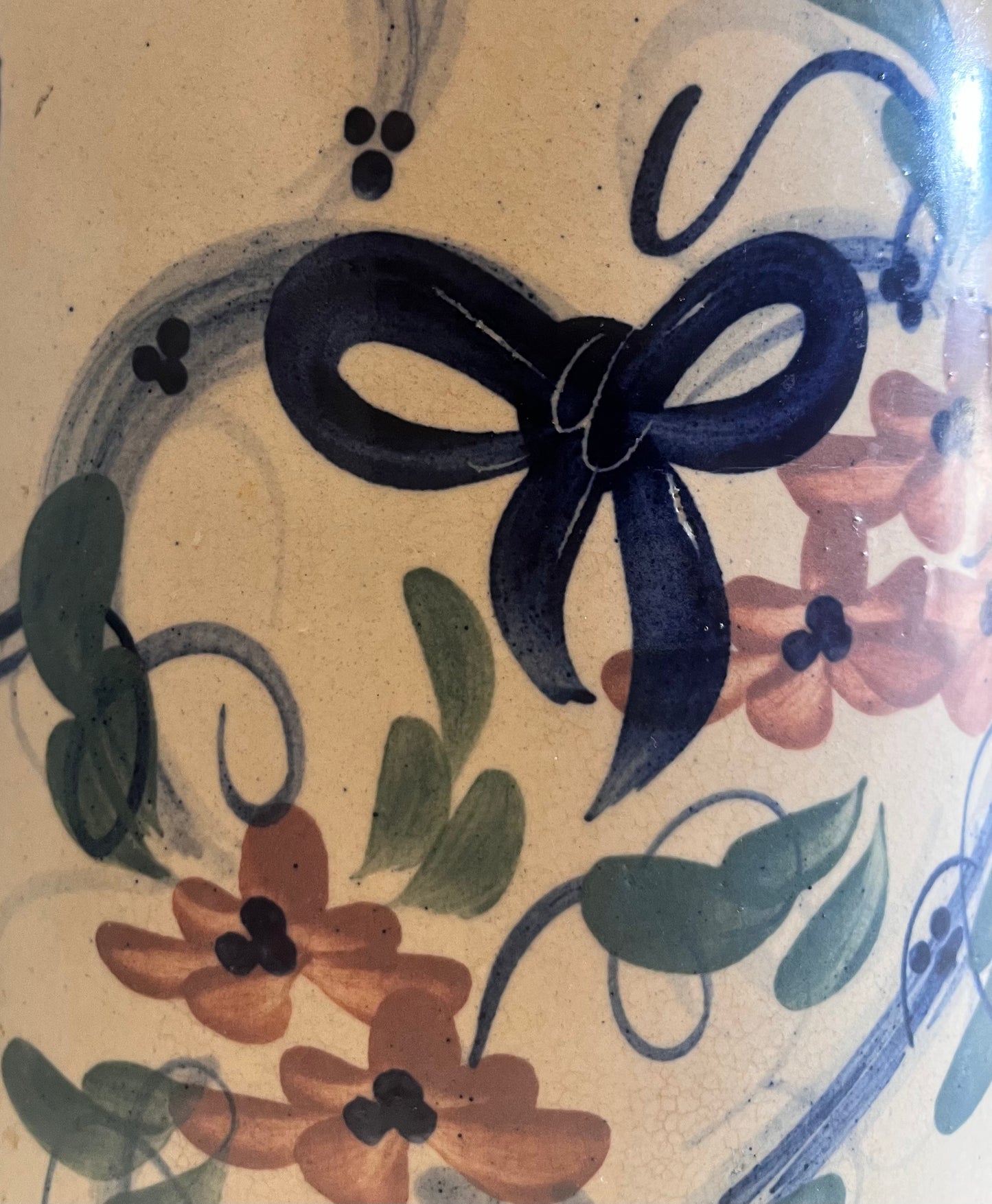 Hearts & Bow Jug - Vintage