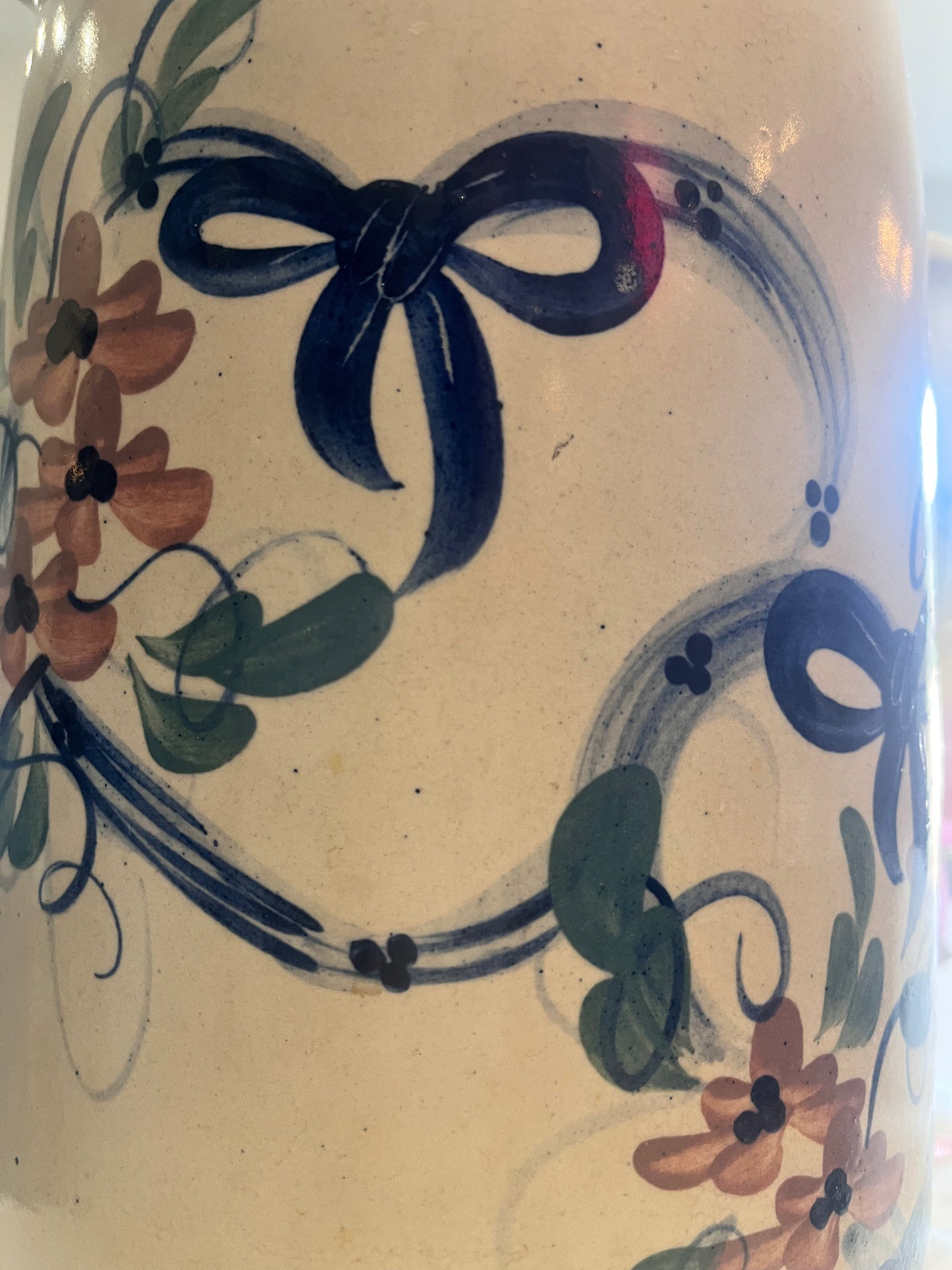Hearts & Bow Jug - Vintage