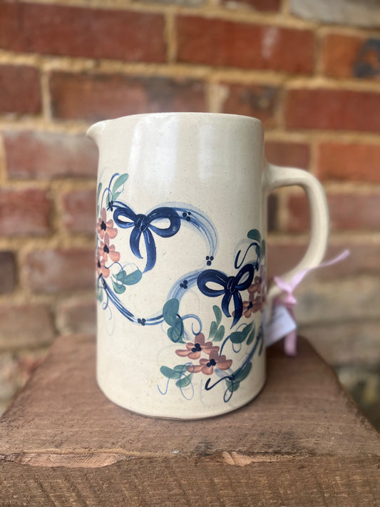 Hearts & Bow Jug  - Vintage