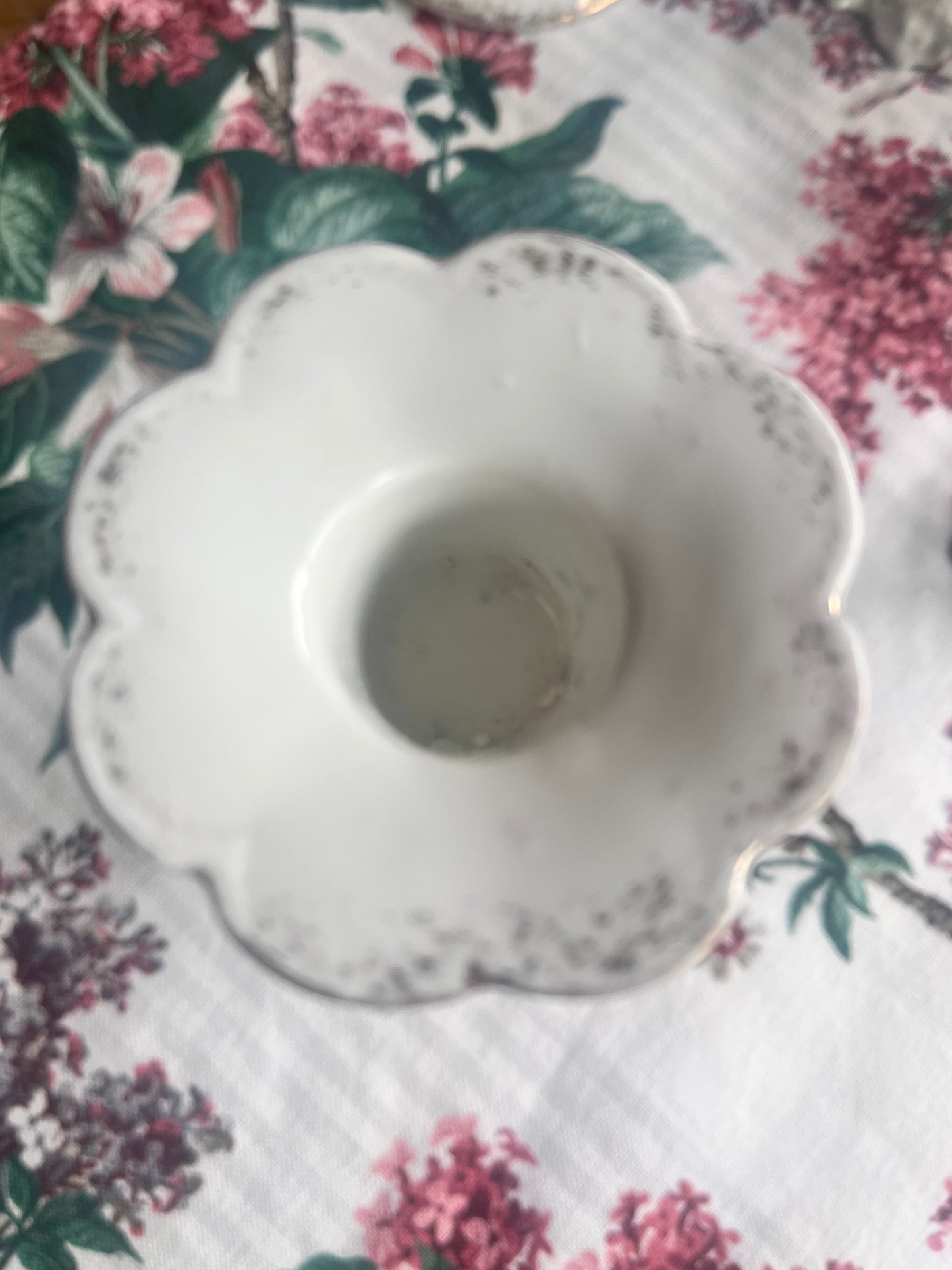 Porcelain Blue Blush Candlestick