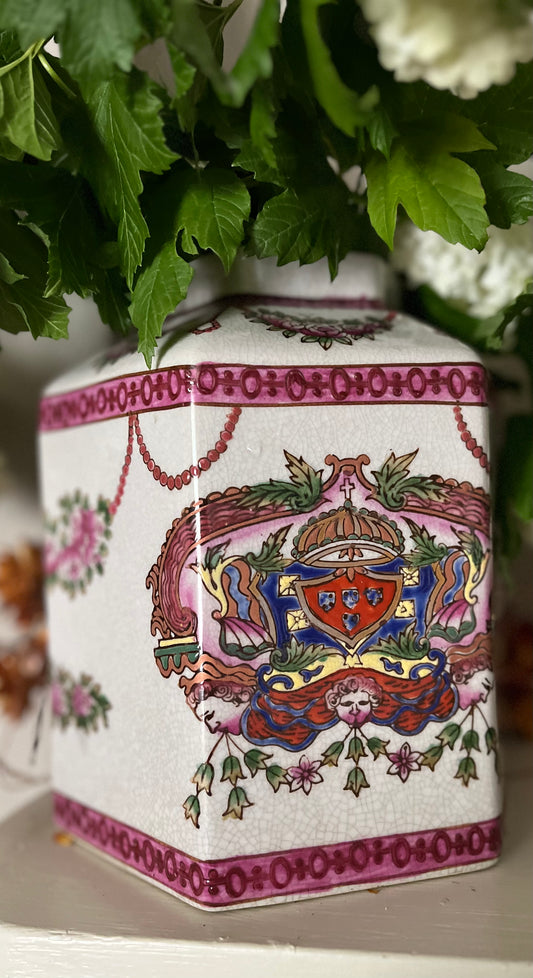 Hexagonal Ginger Jar Vase