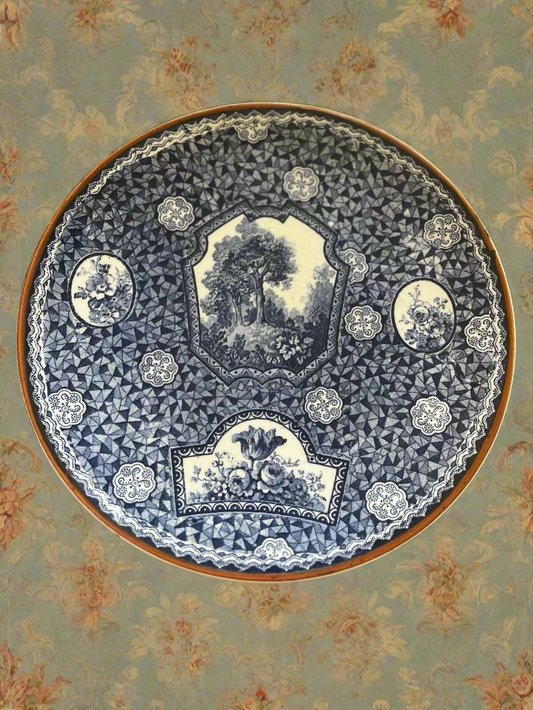 1920's Footed Villeroy & Boch "Flamand"