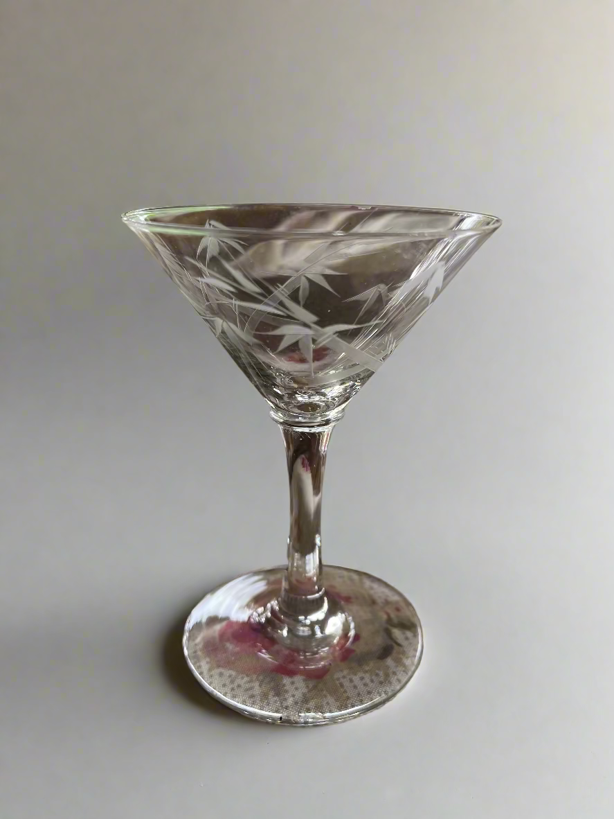 Vintage Bamboo Liquor Glasses
