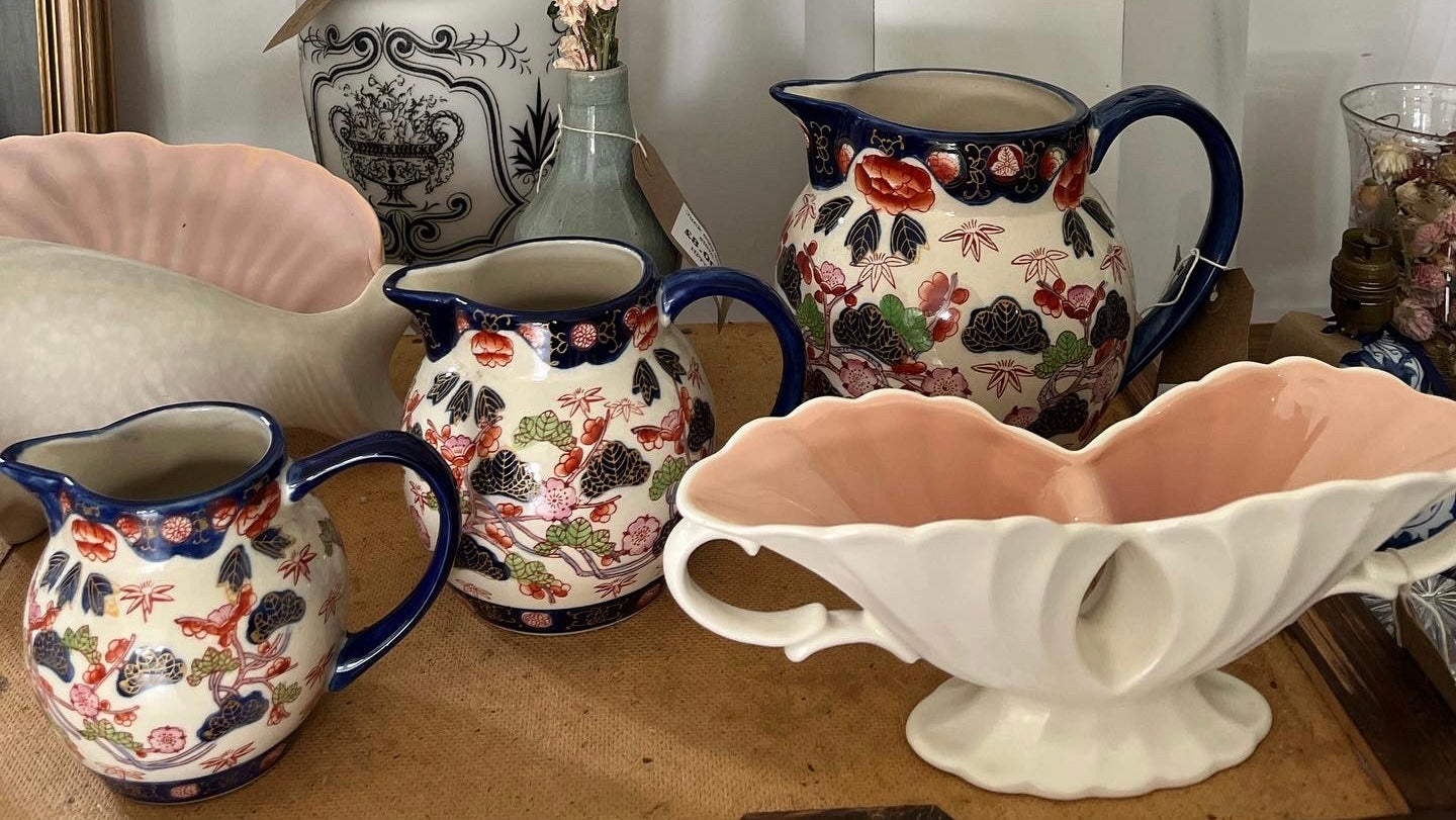 Ironstone Jug Set of 3