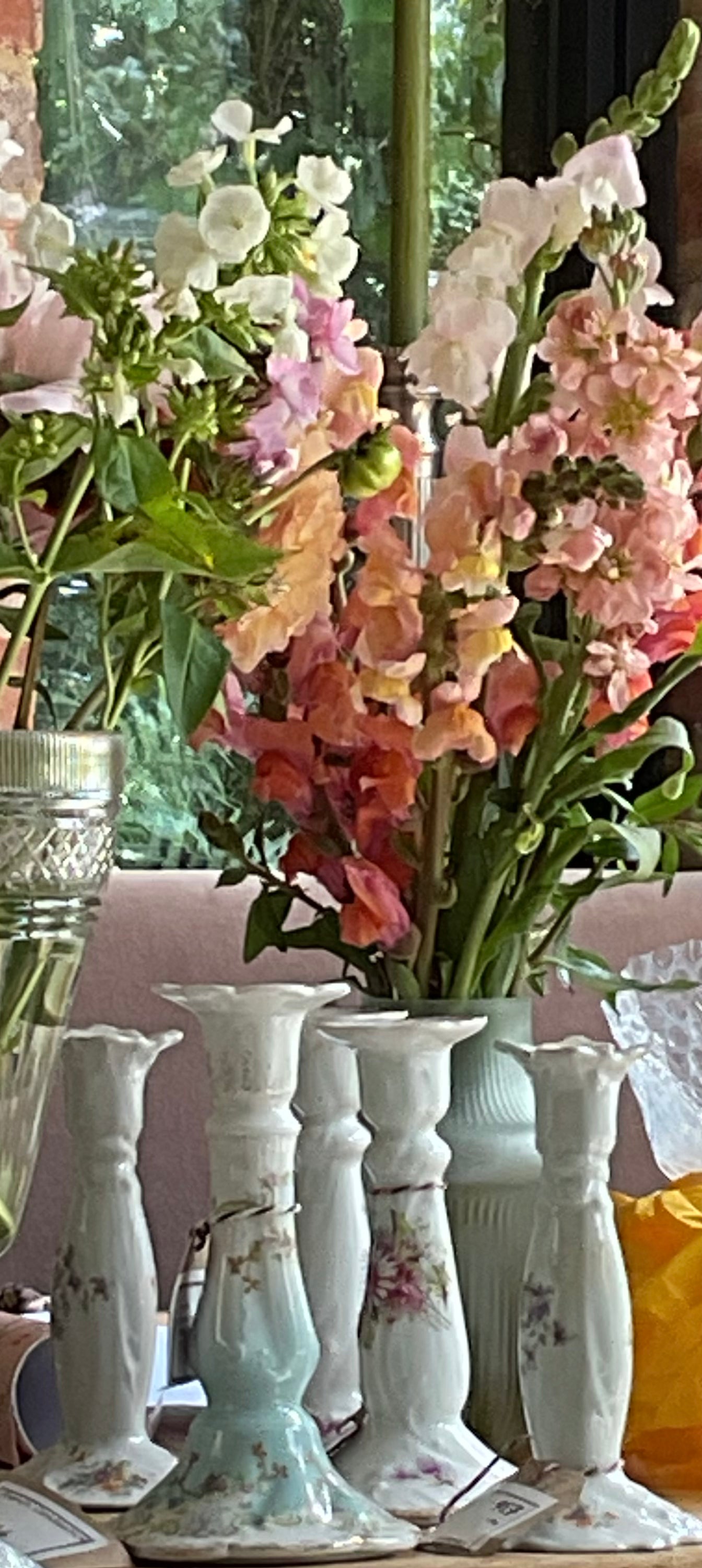 Porcelain Blue Blush Candlestick