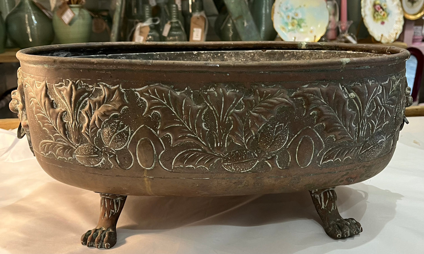 Antique Copper Planter