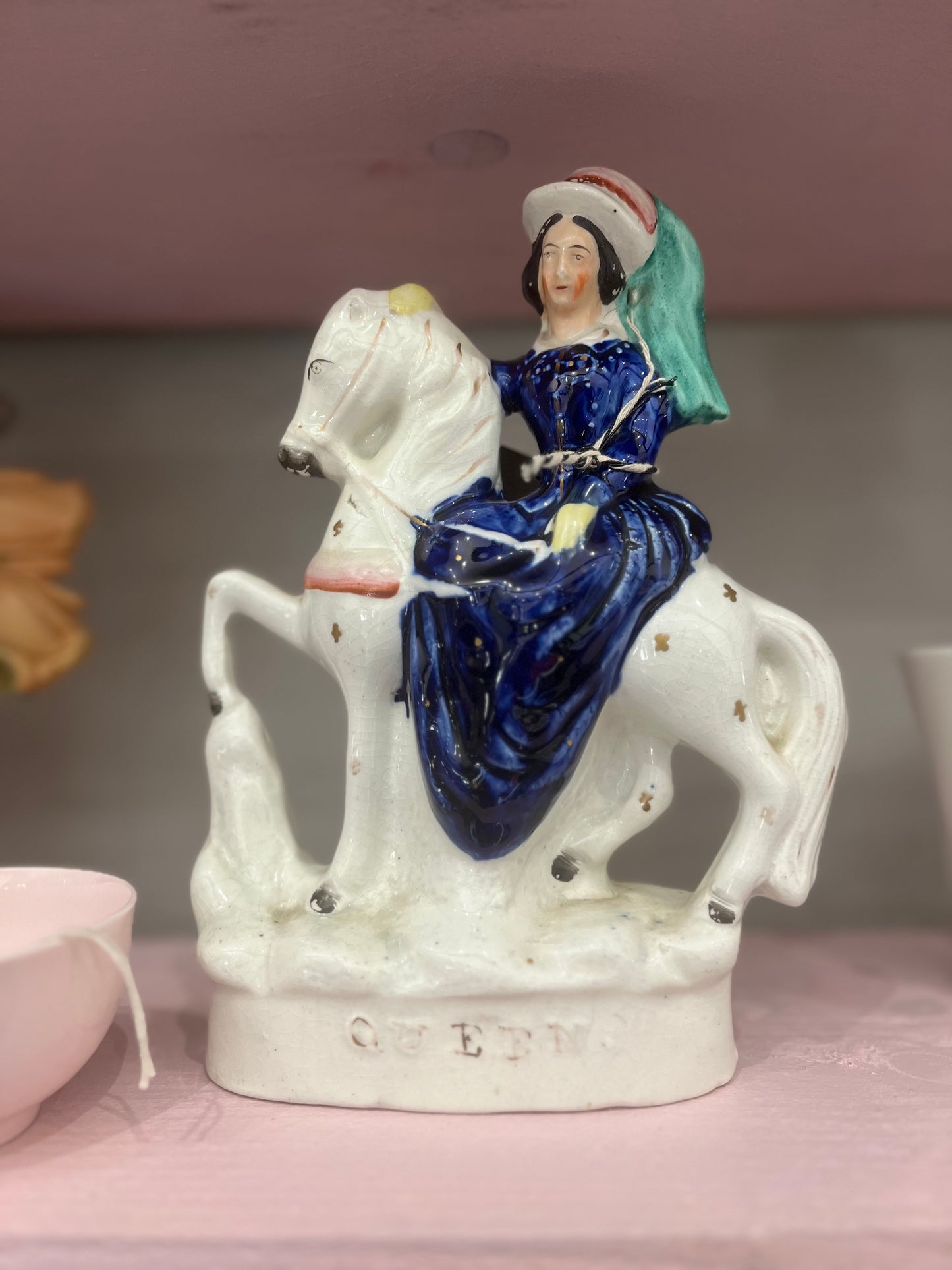 Staffordshire Figure - The Queen