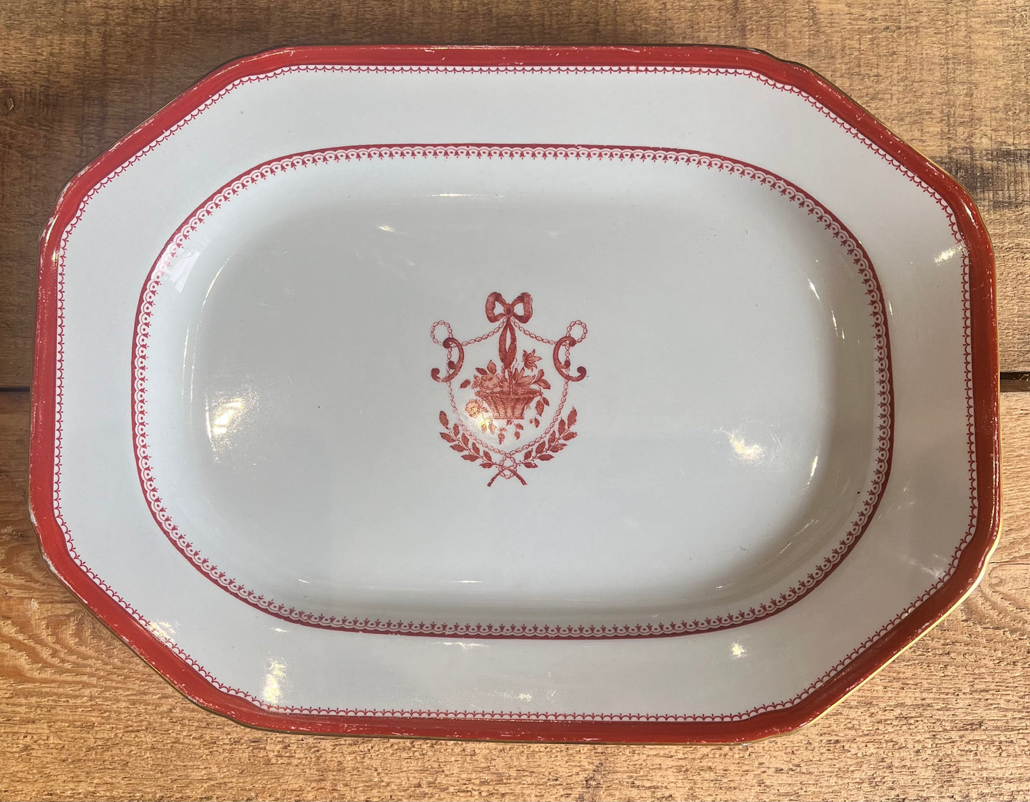 Spode Copeland "Newburyport Red" - Small Platter