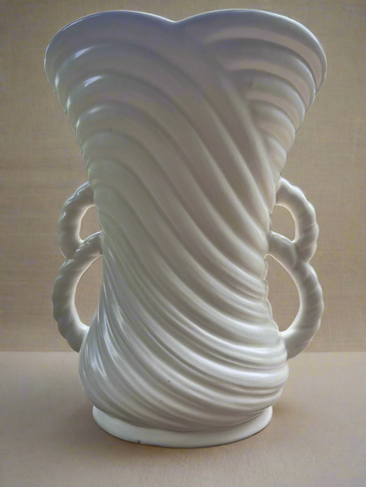 Sylvac Rope Vase With Frog
