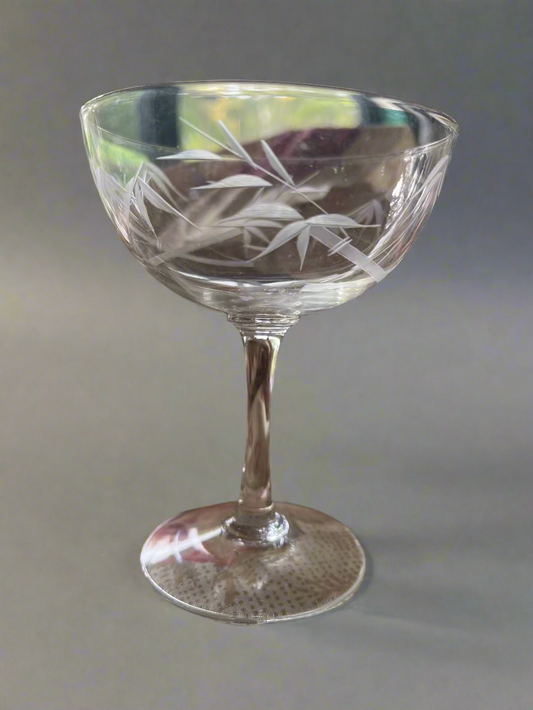 Bamboo Champagne Coupes