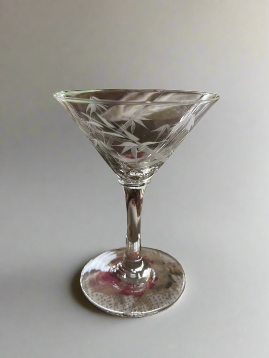 Vintage Bamboo Liquor Glasses